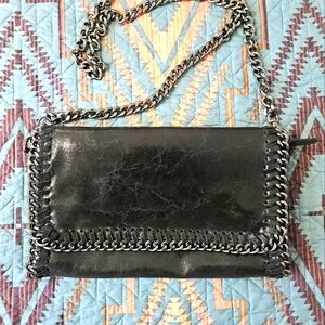 Black Leather Hand‎ or Shoulder Bag